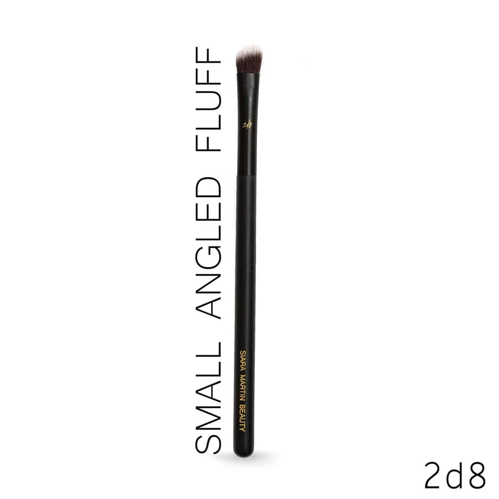 Siara Martin Beauty 2d8 Small Angled Fluff Eyeshadow Blending Brush Synthetic